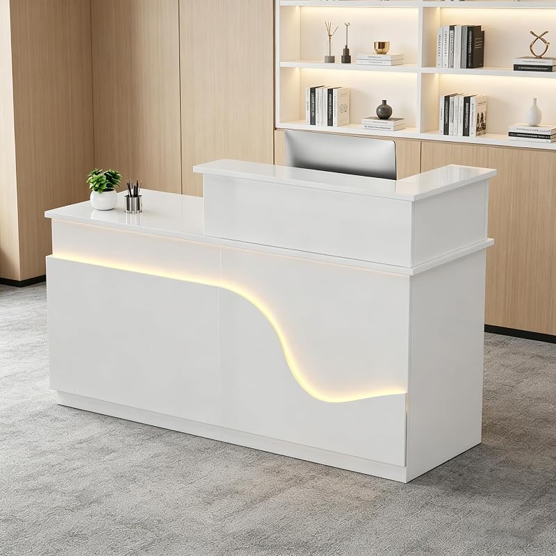 63 inch LED reception desk