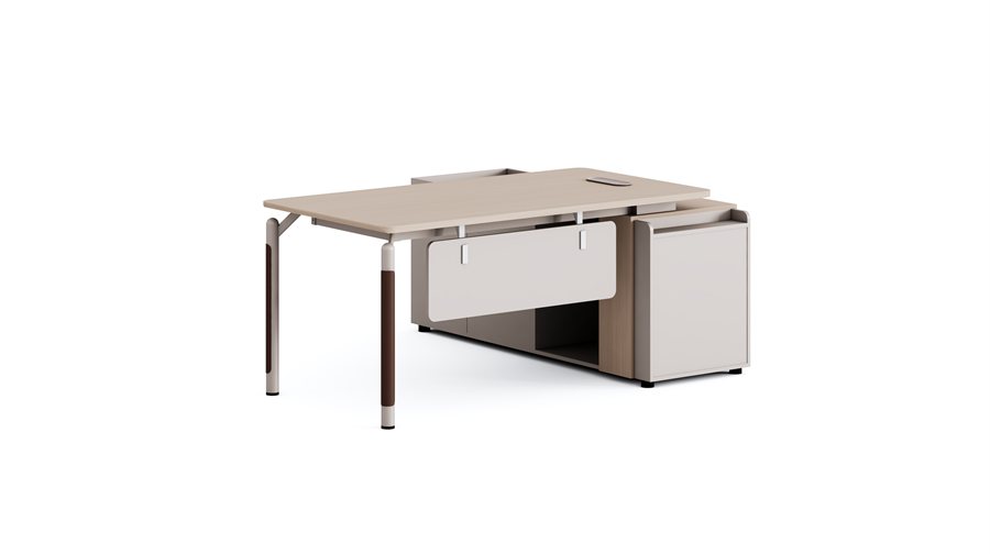manager desk with return