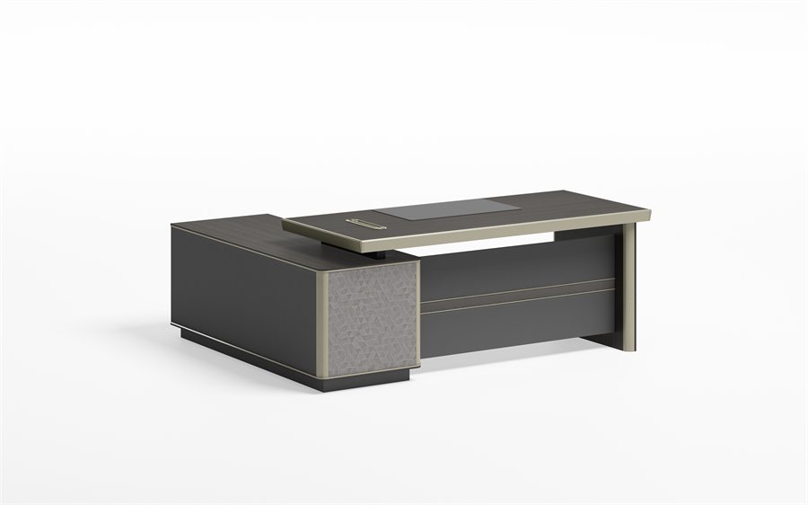 gray executive desk