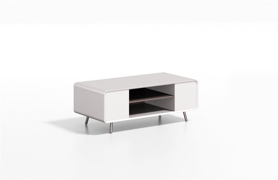 white and gray coffee table
