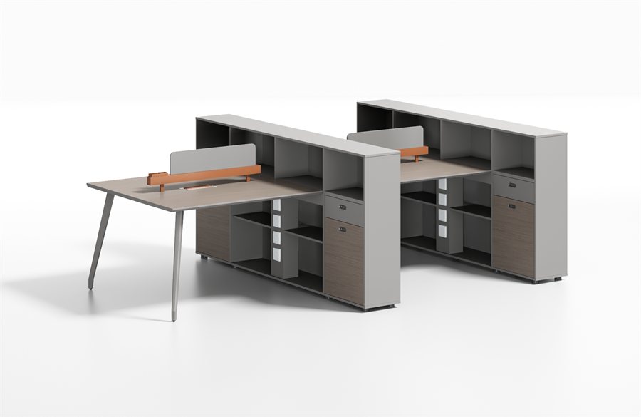 four-person cluster with storage
